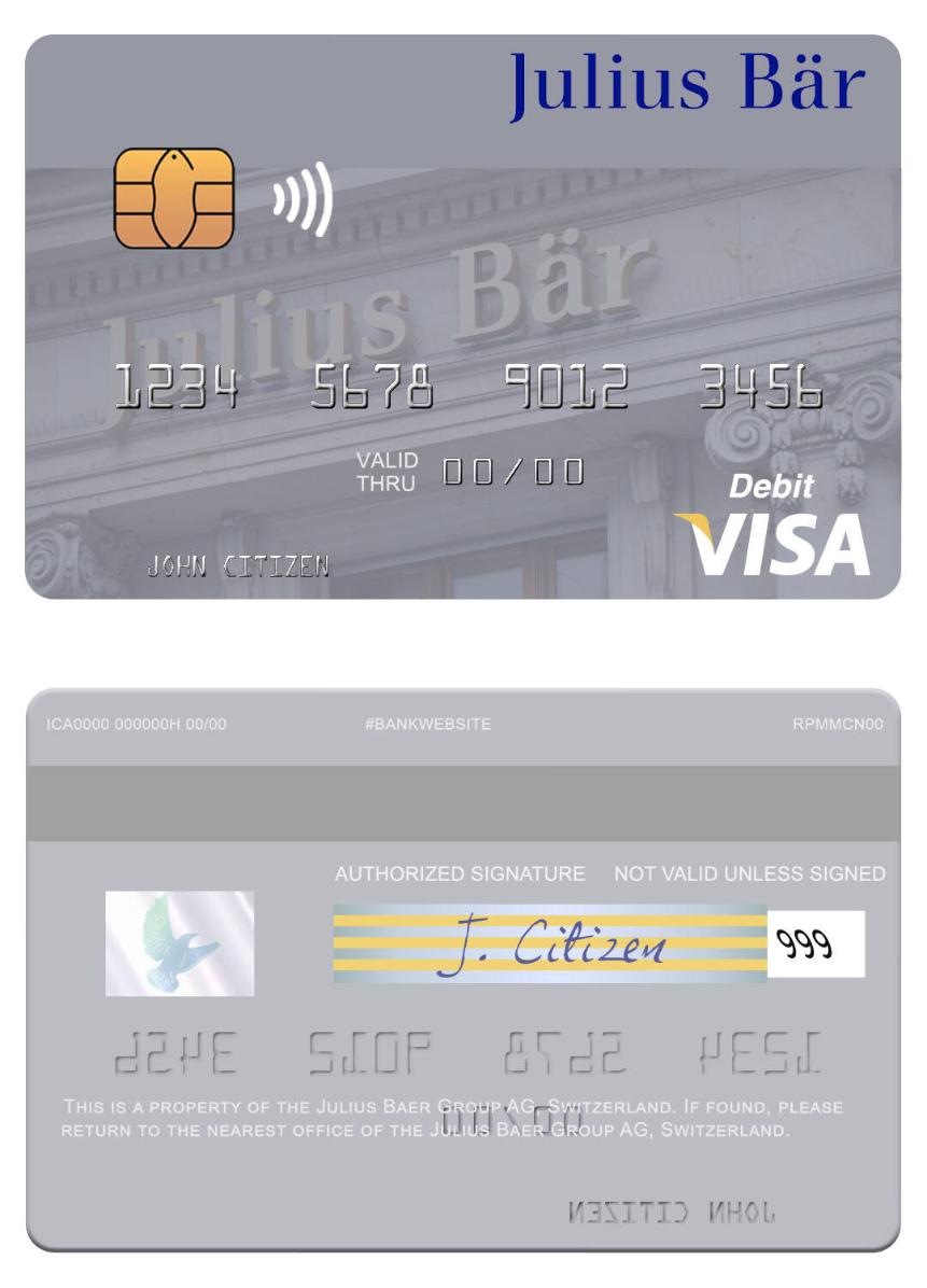 Switzerland Julius Baer Group AG visa debit card